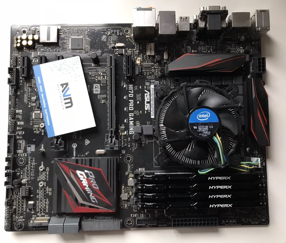 Scheda madre LGA 1151 ASUS H170 PRO GAMING CPU Intel Core i7-7700 24GB DDR4 NVME - Immagine 2 di 4