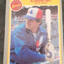 1985 Fleer - Pete Rose #640 Super Special Star Montreal Expos