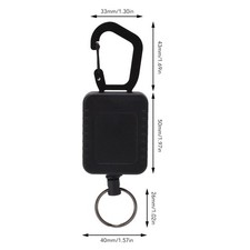 Portable Retractable Keychain Lightweight Badge Reel For Advertising SGEG