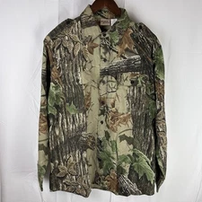 Sports Afield Realtree Camo Hunting Button Up Shirt Men’s Large Made USA