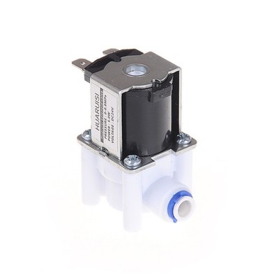 Electric Water Valve 24V DC Solenoid Valve 1/4'' Hose Connection RO Controller