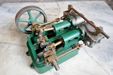 Vintage STUART MODEL SCORE LIVE STEAM ENGINE 2 CYLINDER Machinist Model Maker