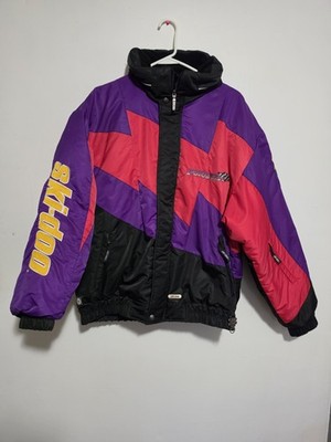 Vintage Ski-Doo Snogear Mach Snowmobile Racing Jacket Size Large Rotax Power 
