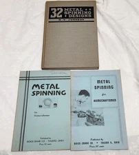 Vintage 32 Metal Spinning Designs HomeCraftsmen Book 1941 Johnson/Boice-Crane PB