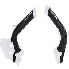 X-Grip Frame Guards White/Black with Husqvarna FC250/FC350/FC450/FS450/FX350/...