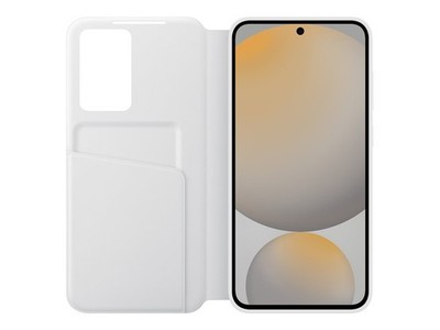 Samsung Smart View Wallet Case Galaxy S24 FE White Accessories EF-ZS721CWEGWW