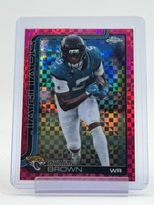 DYAMI BROWN 2025 TOPPS CHROME PINK X-FRACTOR #136 JAGUARS Q6573