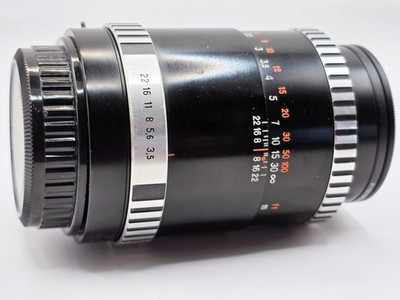 Carl Zeiss Jena Sonnar 135mm f/3.5 Zebra - Pentax K Mount - Exc+ USA Free Ship