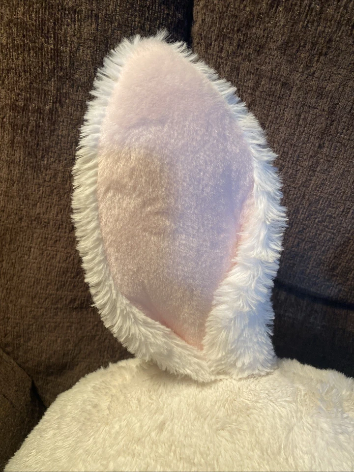 Adult Dan Dee Big Greeter Rabbit Bunny Head Mask - Plush Easter Bunny Mask - Image 3 of 4