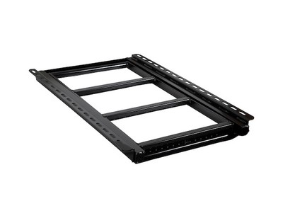 Buyers Products 5233000 Black 3-Rung Retractable Truck Step