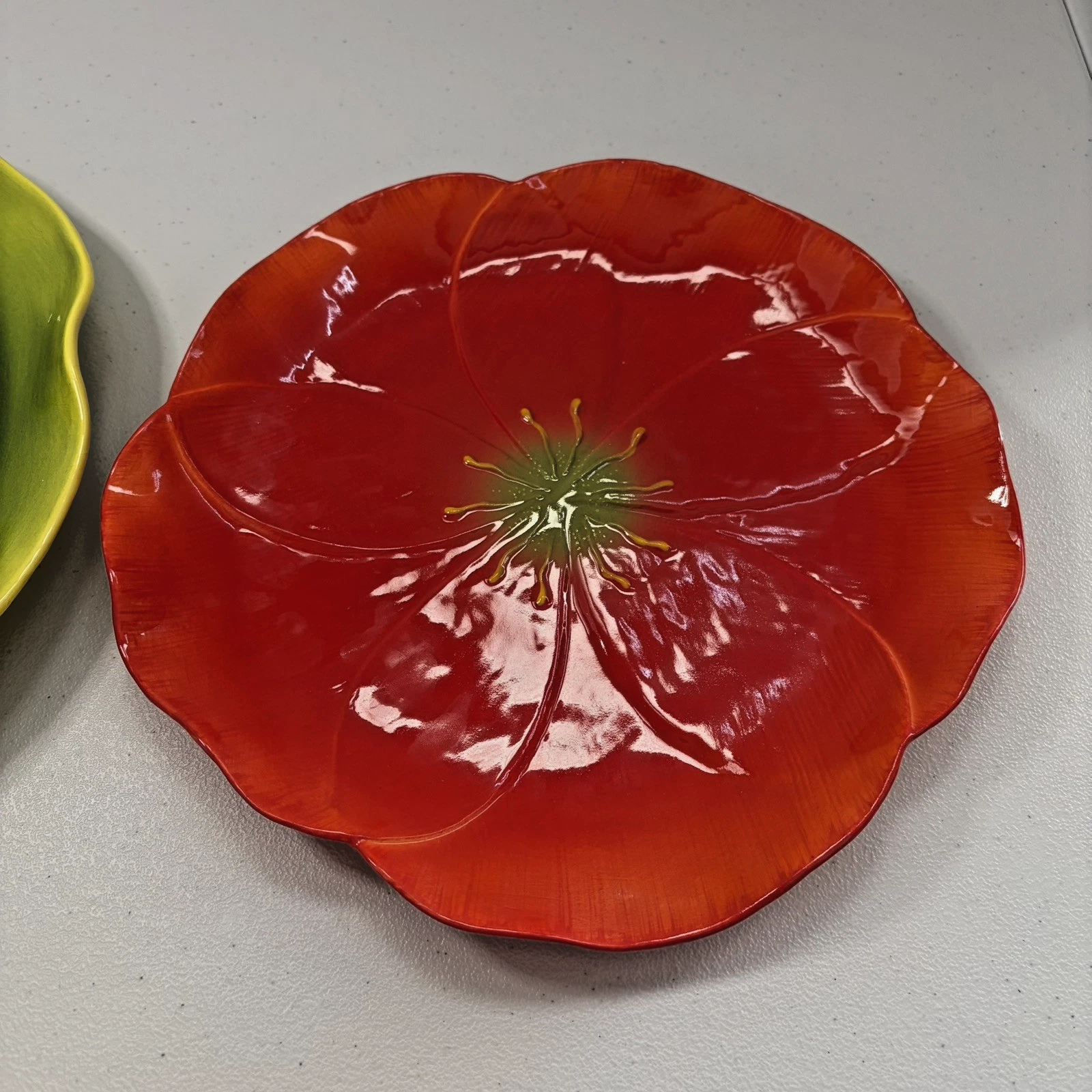 Mustardseed and Moonshine Poppy Dinner Plate - Thumbnail 3