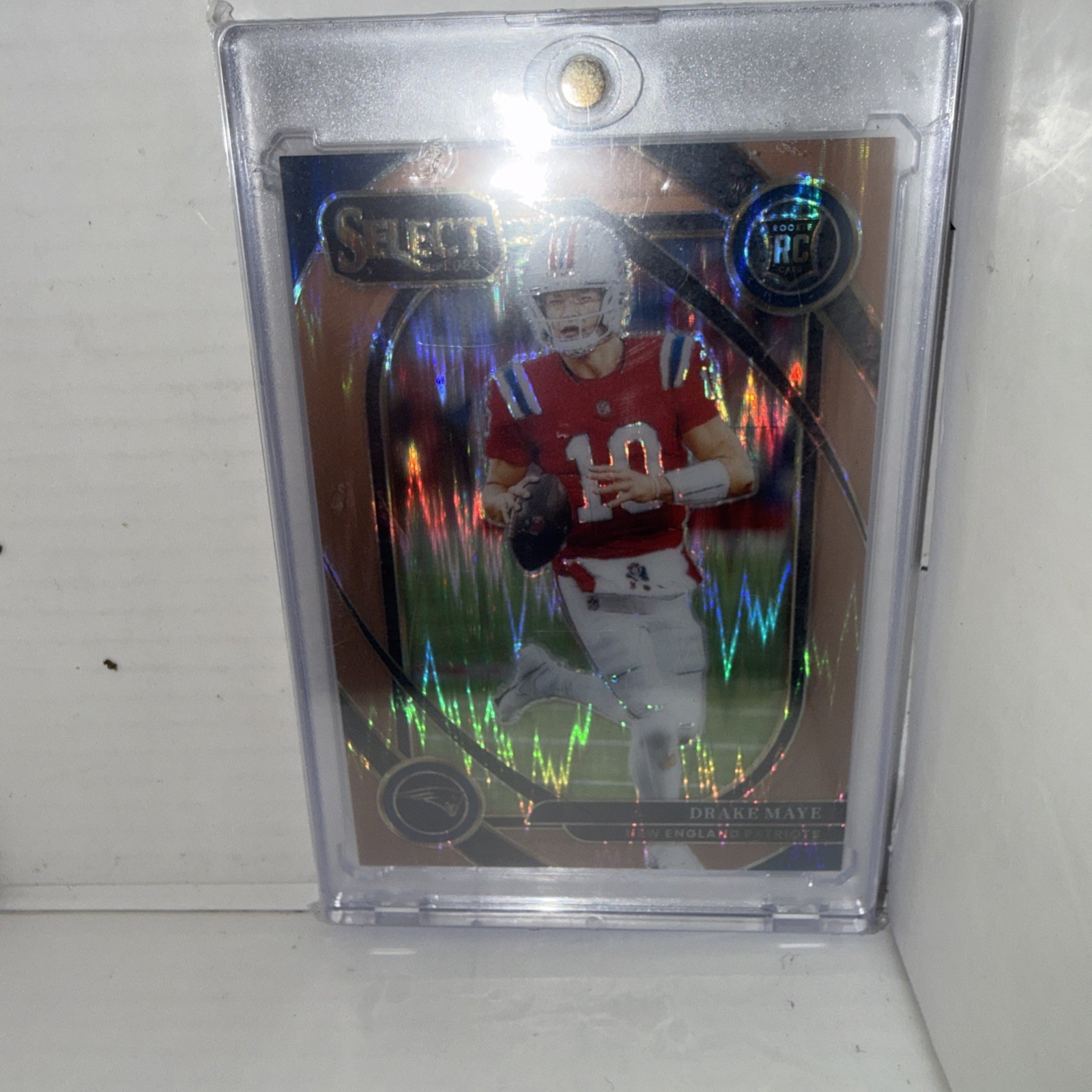 2024 Panini Select - Club Level Drake Maye #218 Copper Shock Prizm /299 (RC)