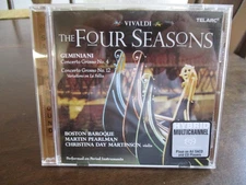 MARTIN PEARLMAN BOSTON BAROQUE CHRISTINA MARTINSON FOUR SEASONS - NM SACD $39.95