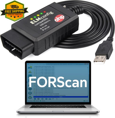 ELM327 OBD2 USB Scanner FORScan MS HS CAN Ford Lincoln Mazda Mercury