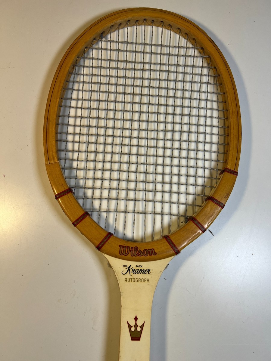 Vintage Wilson Jack Kramer Autograph Wood Wooden Tennis Racquet