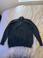 Men’s Zara Green Quarter Zip Size Medium 
