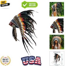 Feather Headdress Native American Indian Inspired Choose Color