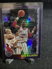 2000-01 Topps Chrome Hakeem Olajuwon SP Refractor #124 Houston Rockets