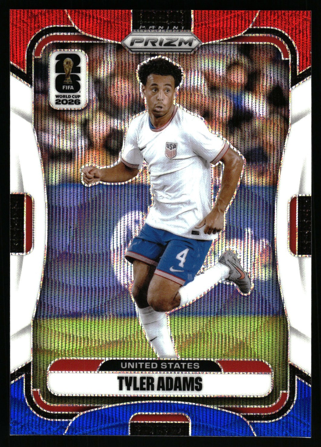 2026 Panini Prizm World Cup Red White Blue Tyler Adams United States #442