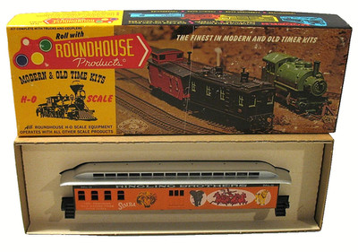 Roundhouse 5037 Ringling Brothers Circus Pullman Combination Ho Train Car