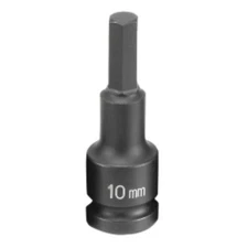 Grey Pneumatic 2910M 1/2" Drive Metric Hex Driver Impact Socket 10mm