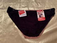 NWT Hanes Originals 3 Pair Super Soft Low Rise Bikini Panties Size Medium