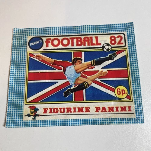 Panini UK Football 82 1982 Unopened Sealed Sticker Packet Pack