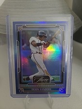 2025 Panini Three and Two Deion Sanders, Deion Sanders #135 Navy Blue /25