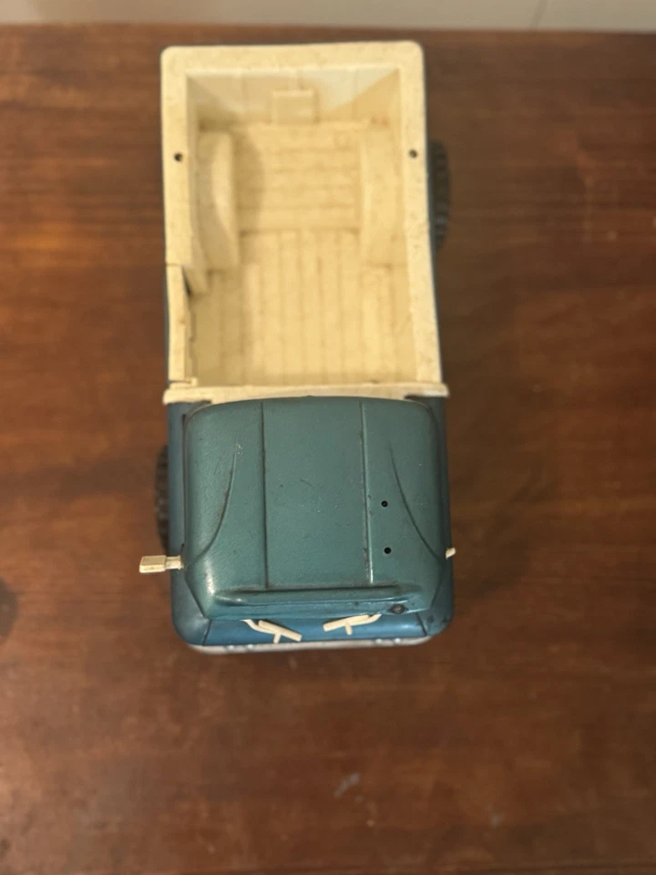 Camioneta de juguete Structo Rampside Corvair Econoline años 60 vintage verde prensada Foto 4 de 4