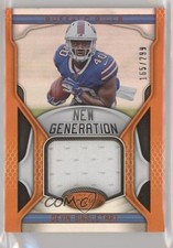 2019 Certified New Generation Jerseys Mirror Orange 165/299 Devin Singletary eq1