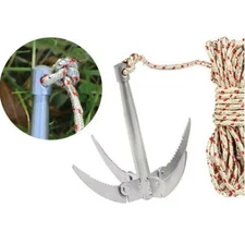 Grappling Hook Folding Survival Claw Multifunctional Stainless Steel For Outdoor