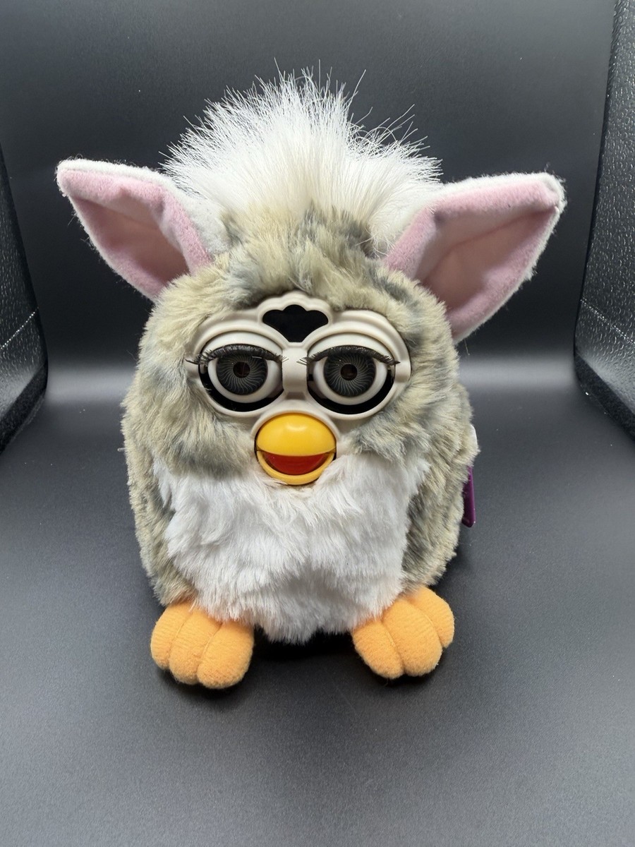 初代レトロFurby グレー　箱付き　動作確認済 Works!! Gray Striped Church Mouse Furby, Gen 1 70-800 | eBay