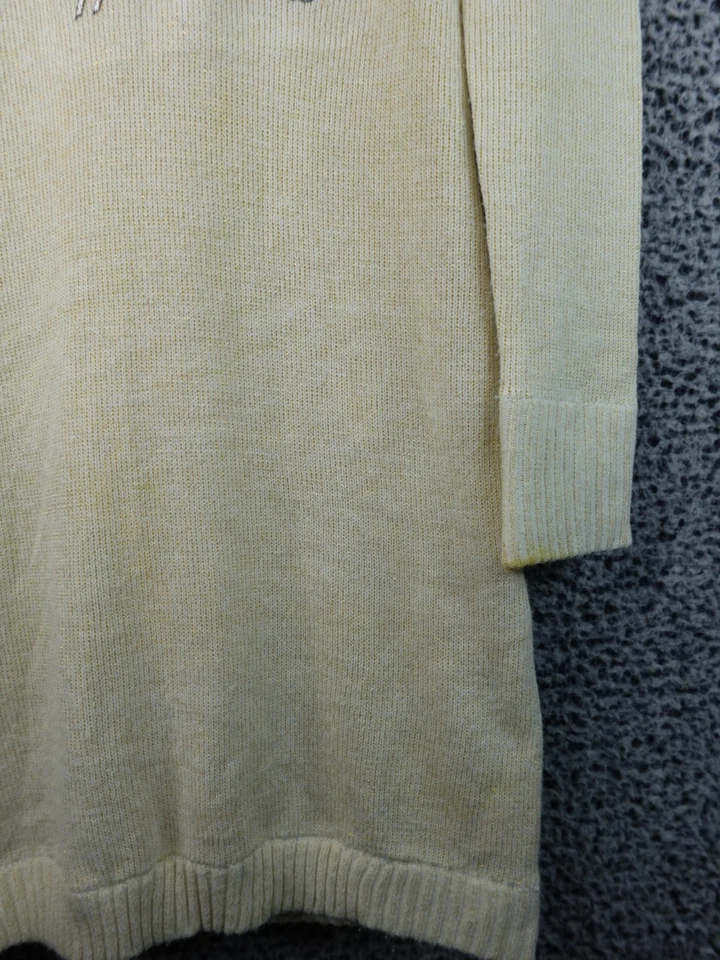 Vestido con capucha crema con capucha parte inferior manzana vintage raro para mujer talla grande Foto 4 de 4