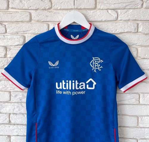 Rangers Scotland #14 Kent Home 2023 Football Castore Shirt Boys Size L - Picture 3 of 5