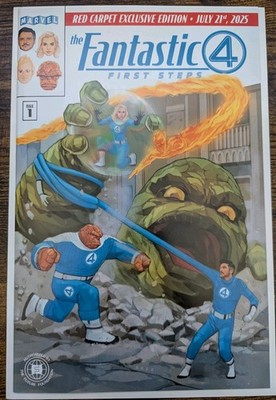 The Fantastic 4 First Steps #1 Red Carpet Edition Noto Rare