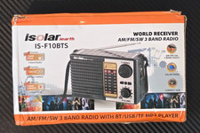 Isolar Iearth IS-F10BTS World Receiver AM/FM/SW 3 Band Radio