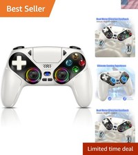 Immersive RGB Wireless Controller for PS5 and...