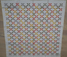 CELINE 100 Silk Scarf Multi Triomphe Monogram Hand Rolled 90x90 cm Brand New