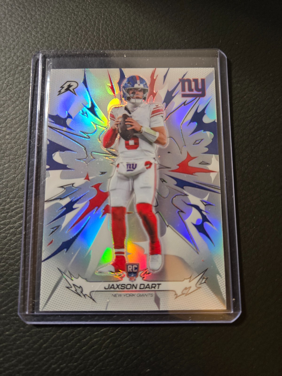 2025 Topps Resurgence Jaxson Dart Refractor New York Giants Rookie