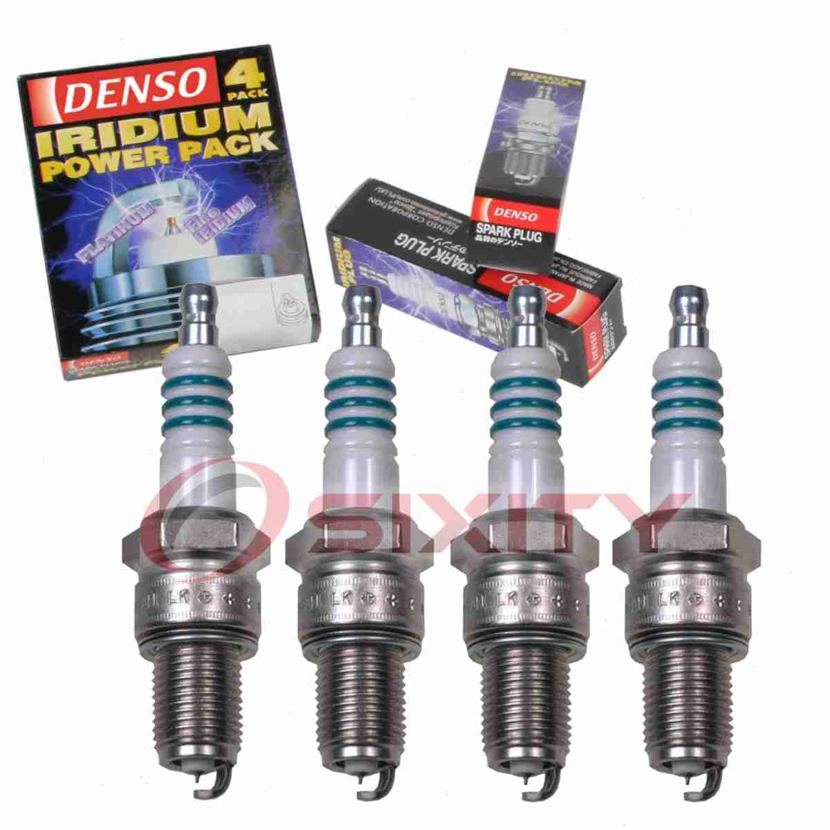 4 pc Denso Iridium Power Spark Plugs for 1982-1993 Chrysler LeBaron 2.2L ru