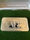 925 Sterling Silver 1972 Christmas Ingot Franklin Mint 1000 Grains