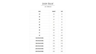 Judy Blue be mine skinny jeans size 26-Mar