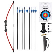 45" Youth Bow and Arrows Set for Kids 8-12 Teens Recurve Archery Beginner Gif...
