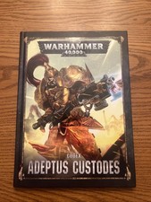Adeptus Custodes Codex Warhammer 40K Games Workshop 2018 Hardback