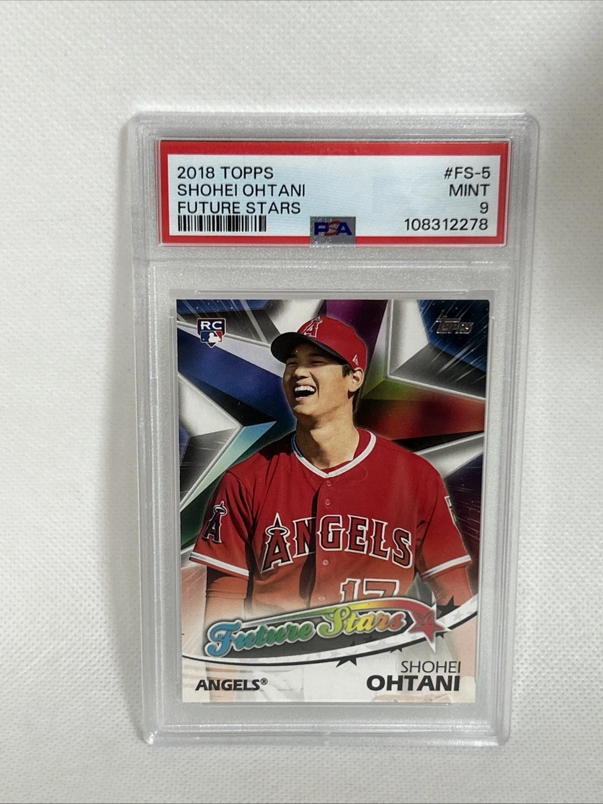 Shohei Ohtani trading card