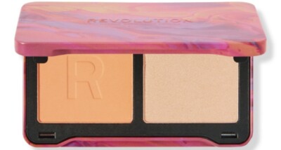 Revolution Dynamic Face Pallette Duo In Scorched Rose