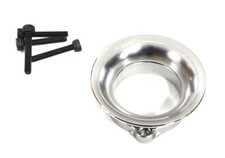 Aluminum Cold Air Intake Ram Funnel For 25x25mm Size Cooling Fan