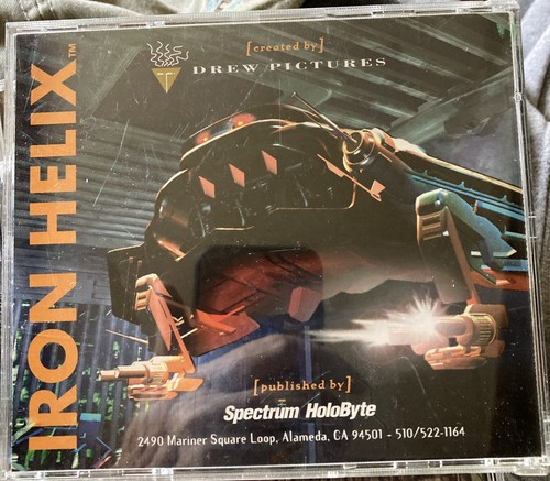 Iron Helix - PC CD juego de ordenador disco en caja de joyas espectro holobyte 1993 en muy buen estado - Imagen 2 de 3