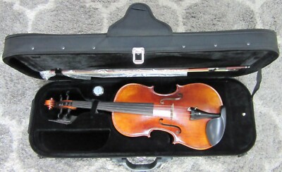 Stagg VA15XHG 15'' massive Tigerstreifen-Ahorn-Viola mit massiver Fichtendecke