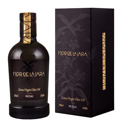 FLOR DE LA JARA Premium Extra Virgin Olive Oil from Spain, First Cold Pressed, P